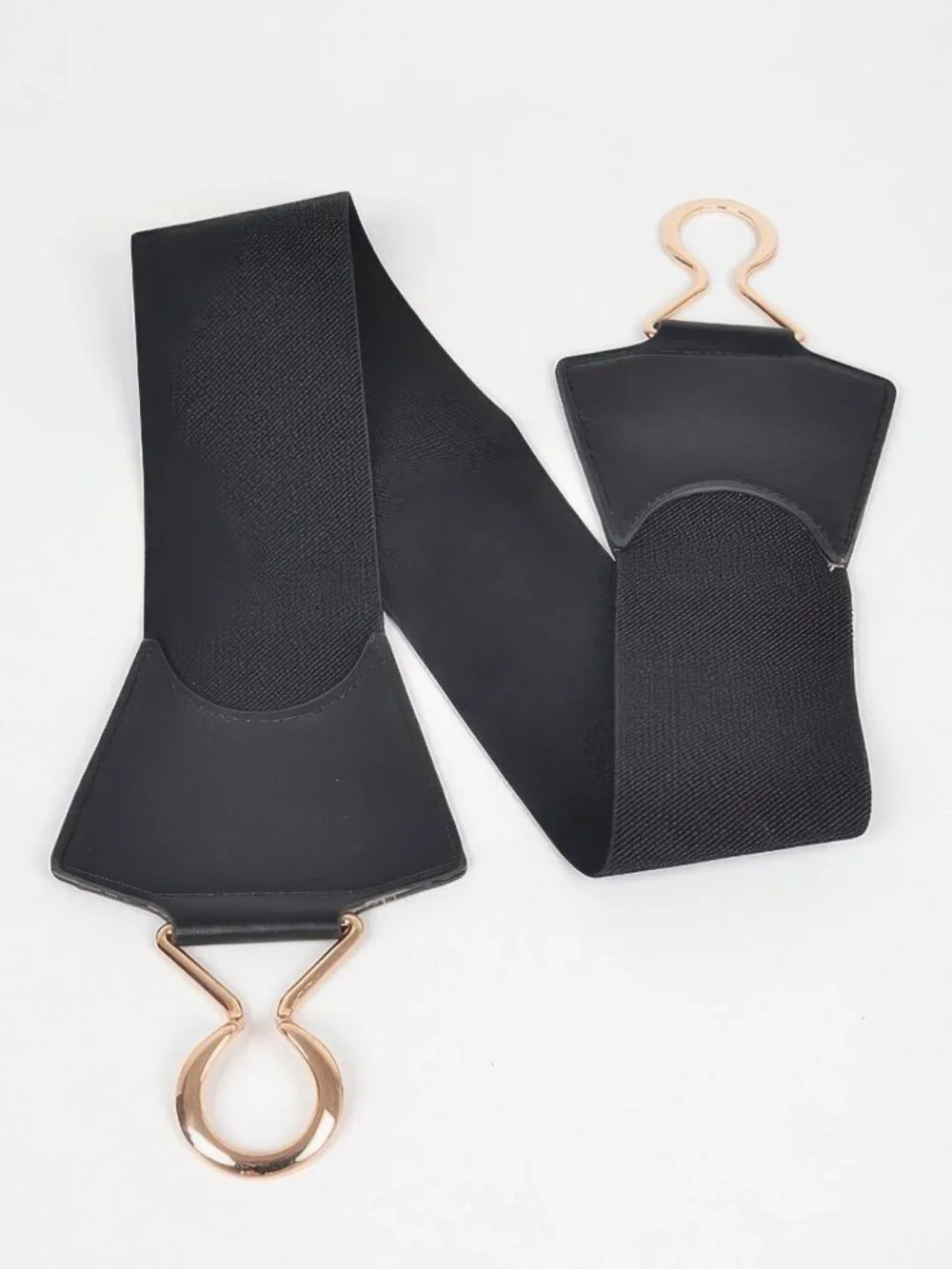 Faux Leather Plus Size Elastic Belt